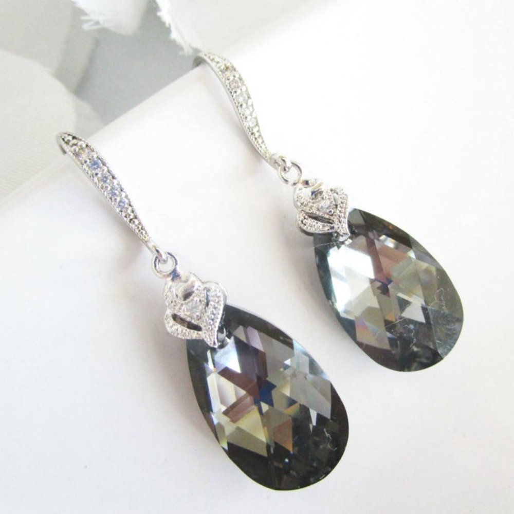 *Swarovski Crystal Earrings for Bridesmaid